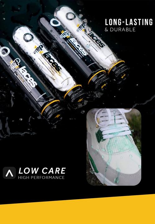 Produktbild CREP Protect Laces Black Flat