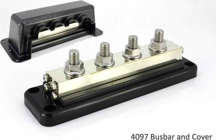 Victron Energy Busbar 600A 4P M10 + cover (Terminal strips)