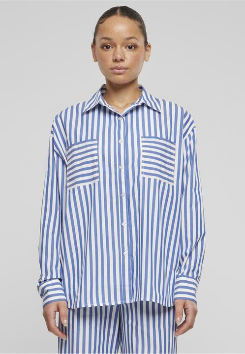 Image du produit Urban Classics Ladies Striped Relaxed Shirt - 137879 (4XL)