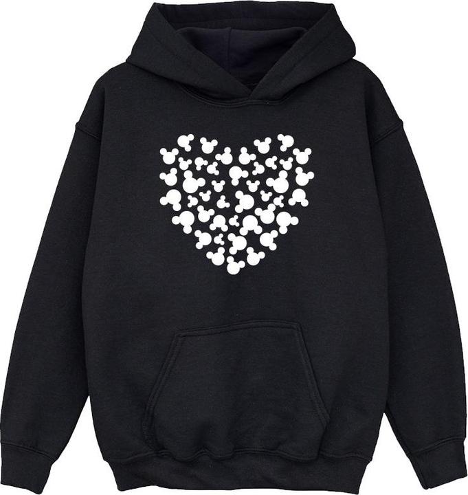 Produktbild Disney Mickey Mouse Heart Silhouette Kapuzenpullover Mädchen (152, 158)