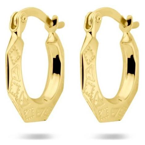 Marie, Oorbellen, Celeste Ohrringe Gelegt - 14, 5 Mm - Gold, (Goudgeel)