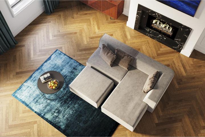 Produktbild Kare Design Hocker 68 Infinity Elements Grau (Sofahocker)