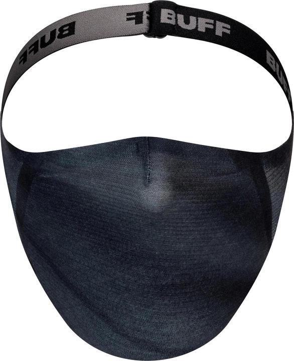 Actual product image Buff fabric mask with filter Vivid Grey
