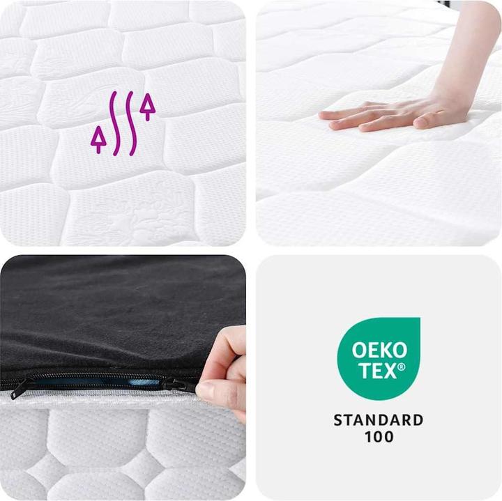 Actual product image vidaXL Taschenfederkern-Matratze (200 x 200 cm)
