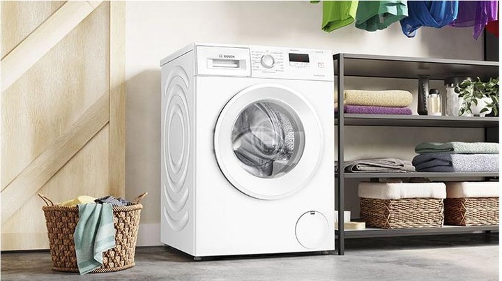 Image du produit Bosch Hausgeräte WGE0340VCH Waschmaschine (8 kg, Gauche)