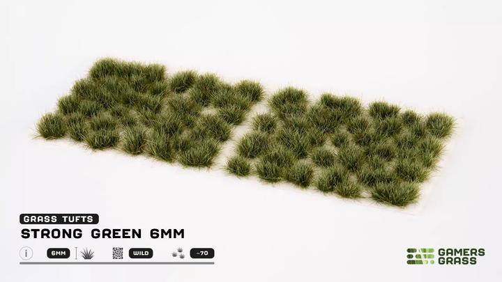 Produktbild Gamers Grass Strong Green 6mm (Pflanzliche Werkstoffe)