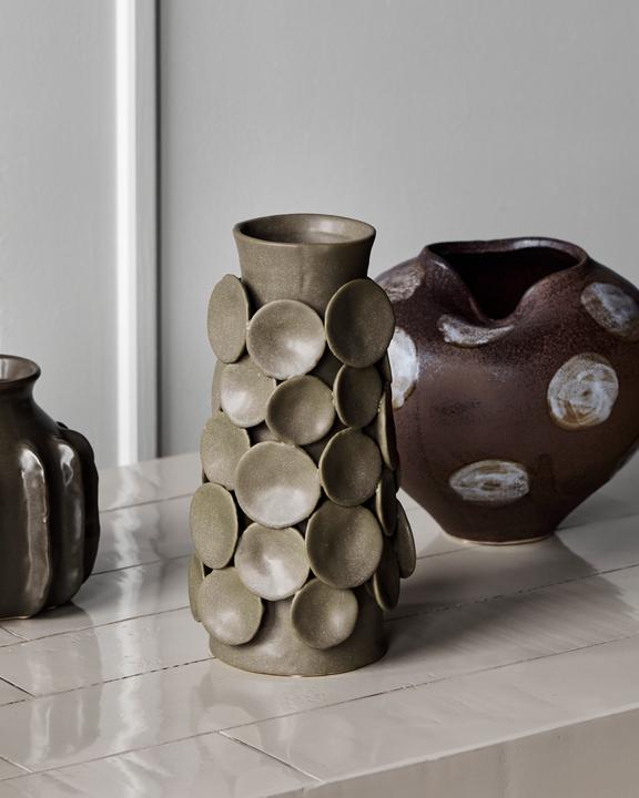 Produktbild House Doctor Vase, HDDot, Khaki (1 x)