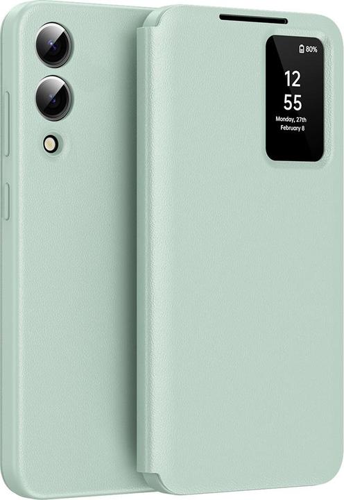 Produktbild Techsuit - SmartView Series - Samsung Galaxy S25 Edge - Green (Samsung Galaxy S25 Edge)