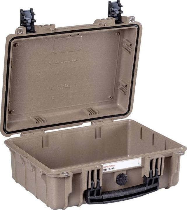 Immagine prodotto Explorer Cases Valigetta per esterni 3815HL.D desertica con schiuma pick & pluck (L x P) (Custodia fotografica, 15.90 l)