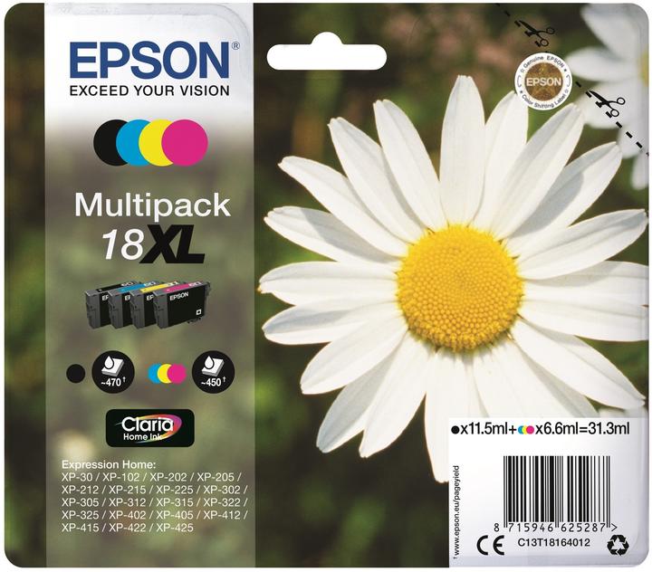 Produktbild Epson 18XL Multipack - Druckerpatrone (BK, C, M, Y)