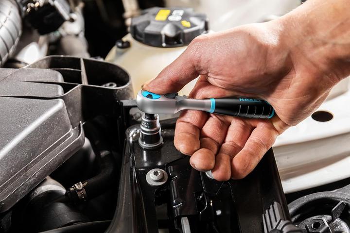 Produktbild HAZET Steckschlüssel Satz 2200/36 ∙ Vierkant6,3 mm (1/4 Zoll), Sechskant6,3 (1/4 Zoll) ∙ Aussen Sech… (10  mm, 11 mm, 12 mm, 13 mm, 14 mm, 3 mm, 4 mm, 5 mm, 6 mm, 7 mm, 8 mm, 9 mm)