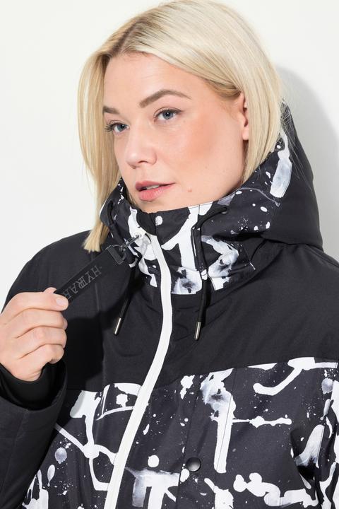 Actual product image Ulla Popken HYPRAR Abstract Print Performance Jacket (54)