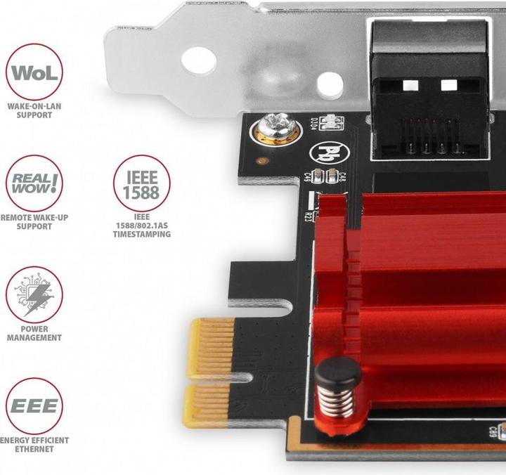 Produktbild Axagon PCEE-G25 network card Internal Ethernet (Mini PCI Express)