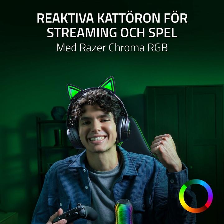 Actual product image Razer Kraken Kitty V3 Pro - Black (Wireless)