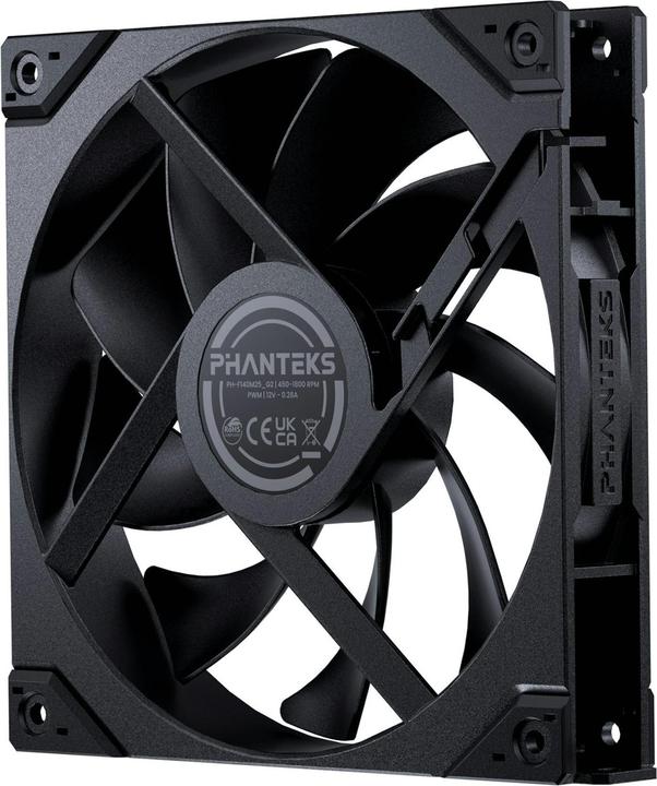 Produktbild Phanteks M25 Gen2 PWM Lüfter - 140mm, schwarz (140 mm, 1x)