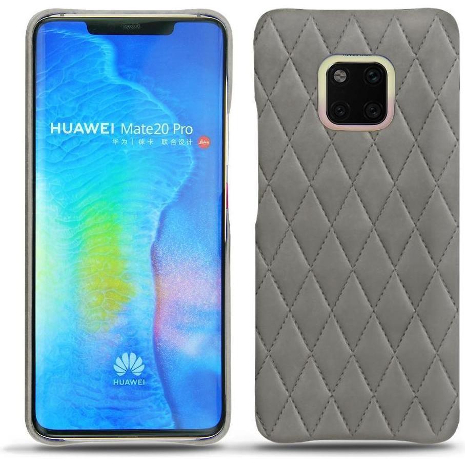 Noreve Lederschutzhülle (Huawei Mate 20 Pro), Smartphone Hülle, Grau