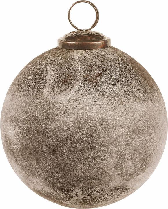Actual product image Loberon Christmas decorations set of 4 Ophraine brown/copper (4 -part)