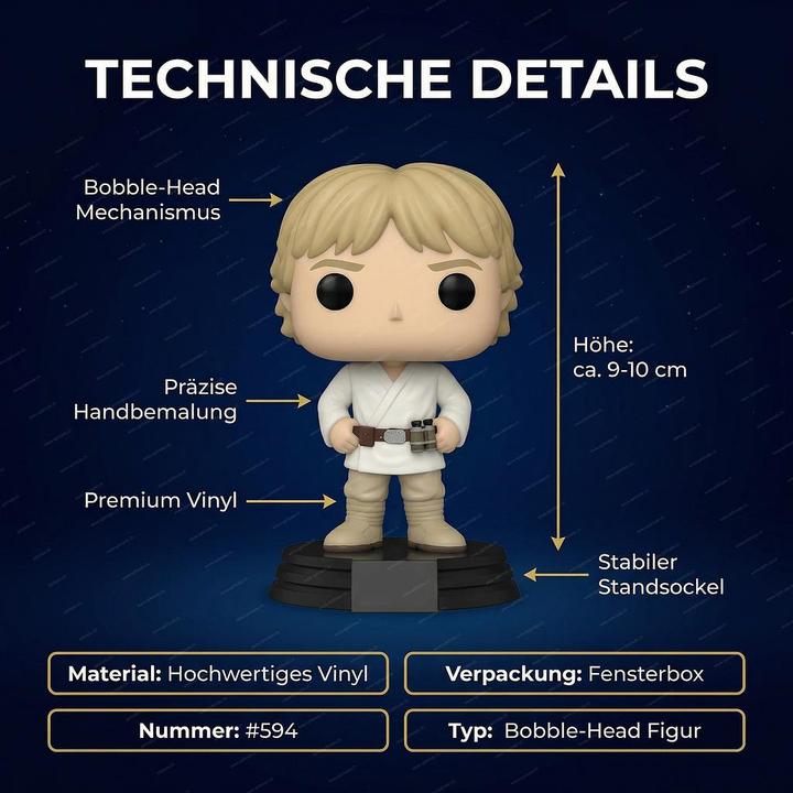 Produktbild Funko POP Star Wars Luke Skywalker