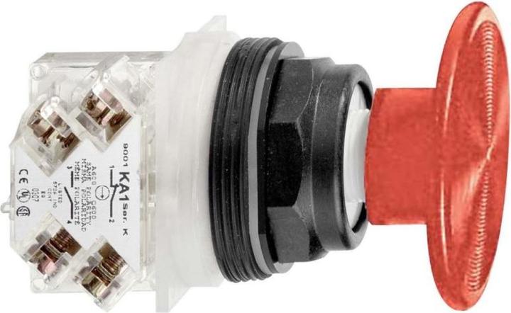 Produktbild Schneider Electric Not-Aus Taster Aufb IP66 Ř30mm Schraub 9001SKR25RH13