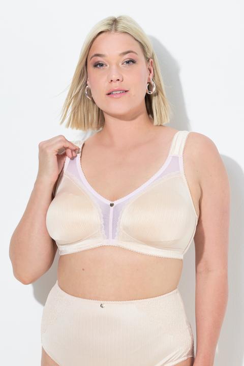 Produktbild Ulla Popken Minimizer-BH, Satin, Spitze, ohne Bügel, Cup C - F (85 D)