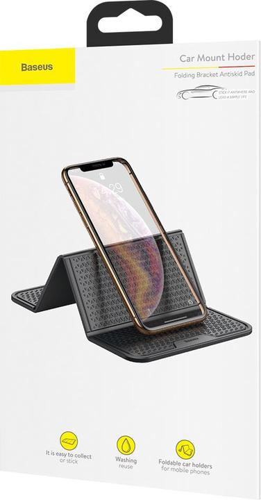 Actual product image Baseus Folding Bracket Antiskid Pad Black
