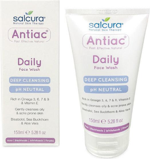 Image du produit Salcura Skincare Antiac Daily Face Wash Gel nettoyant pour le visage 150 ml Unisexe (Gel nettoyant, 150 ml)