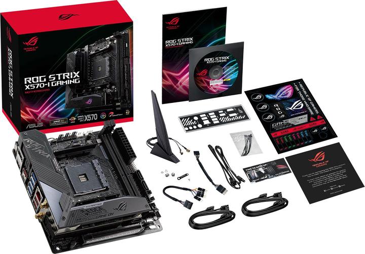 Image du produit ASUS ROG Strix X570-I Jeux (AM4, AMD X570, Mini-ITX)