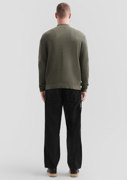 Produktbild s.Oliver Strickpullover Troyer mit feiner Rippstruktur aus Baumwollmix (M)