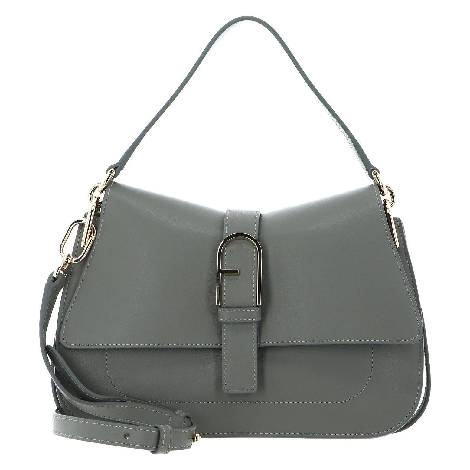 Furla, Damen, Handtasche, Flow Top Handle, Grau