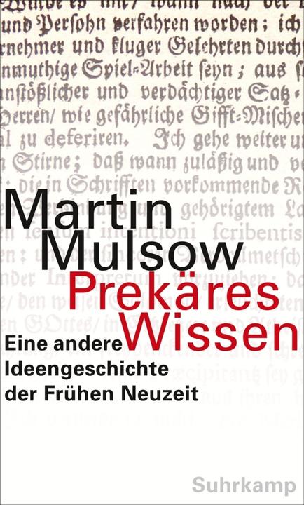 Produktbild Prekäres Wissen (Deutsch, Martin Mulsow, 2012)