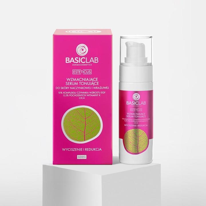 Produktbild BasicLab Strengthening Toning Serum For Sensitive And Capillary Skin (30 ml)