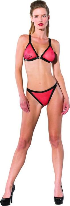 Image du produit Guilty Pleasure Gp Printed Datex Bra & Panty Set Xl (XL)