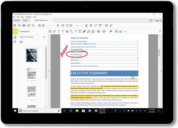 Produktbild Microsoft Surface Go (10", Intel Pentium Gold 4415Y, 8 GB, 128 GB)