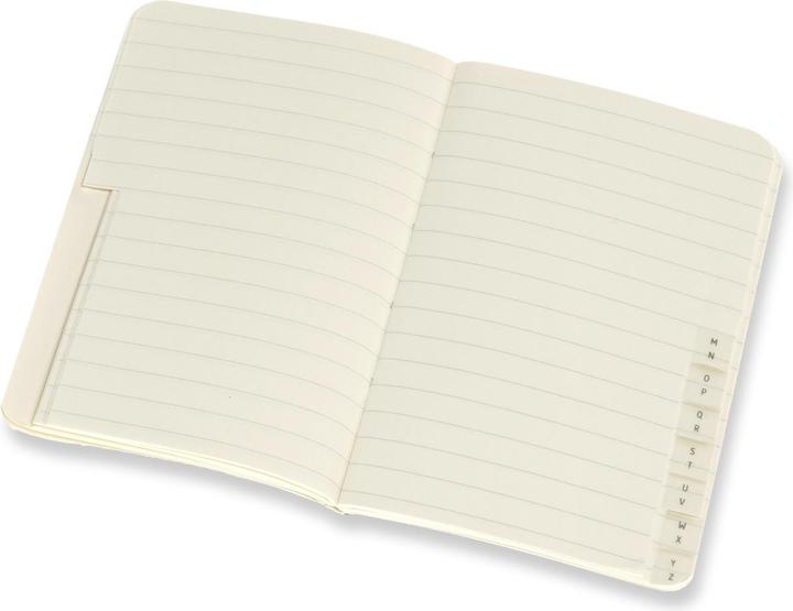 Actual product image Moleskine Address book lined, hard cover (A6, Lined, Hardcover)