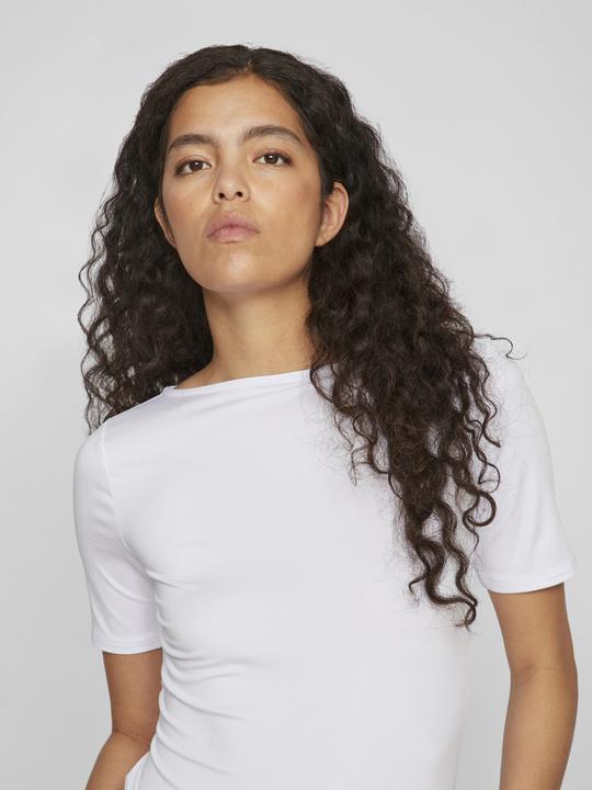 Actual product image Vila Boat-neck top with short sleeves (S)