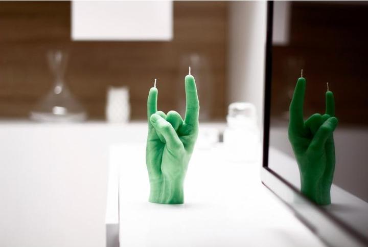 Actual product image Candle Hand You Rock (1 pcs.)