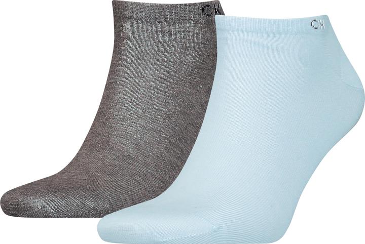 Immagine prodotto Calvin Klein Calzini Sneaker 2 Pack da uomo, azzurro, 43/46 (43 - 46)