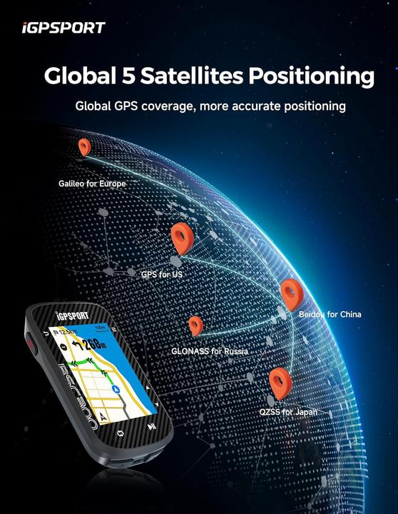 Actual product image iGPSport Bike computer BSC300 Maps Navigation Bike computer