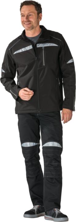Actual product image Planam Softshell jacket black/grey M L (L)