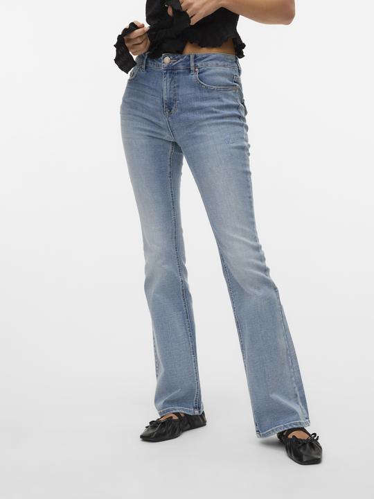 Produktbild Vero Moda VMFLASH Mid Rise Ausgestellt Jeans Ausgestellt (30)
