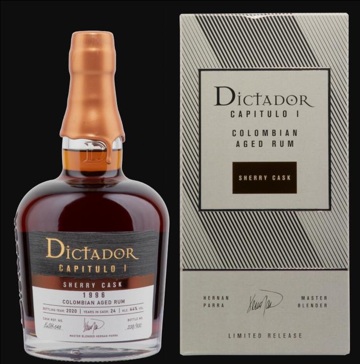Immagine prodotto Dictador Rum colombiano invecchiato Capitulo Sherry Cask