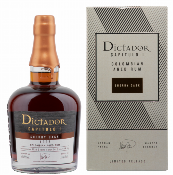 Dictador Rhum colombien vieilli Capitulo Sherry Cask