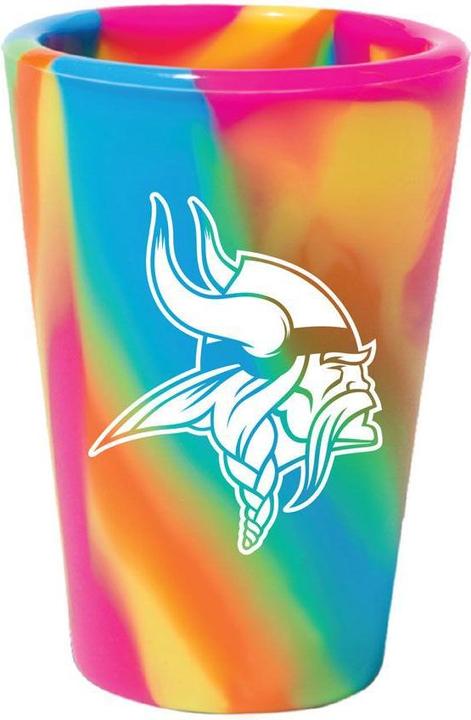 Actual product image Wincraft Inc. Minnesota Vikings Silicone Shot Glass