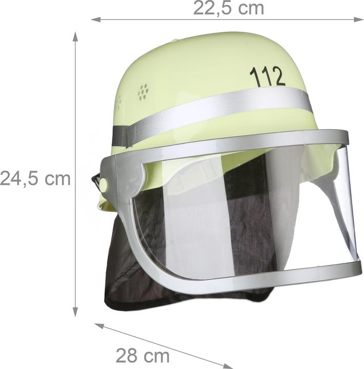 Immagine prodotto Relaxdays Casco da pompiere 112