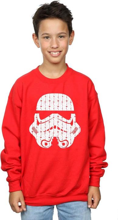 Produktbild Star Wars Christmas Stormtrooper Helmet Sweatshirt Jungen (116)