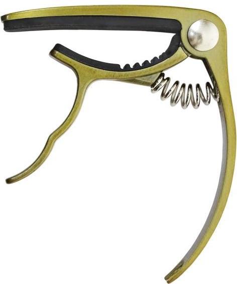 Actual product image keepdrum Gold capo with string crank
