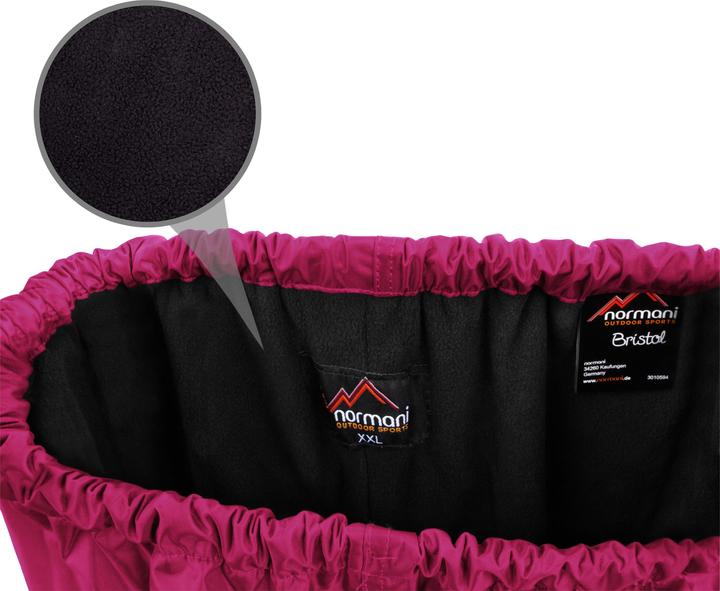 Produktbild Normani Kinder Regenhose mit Fleecefutter - 9009 (S)