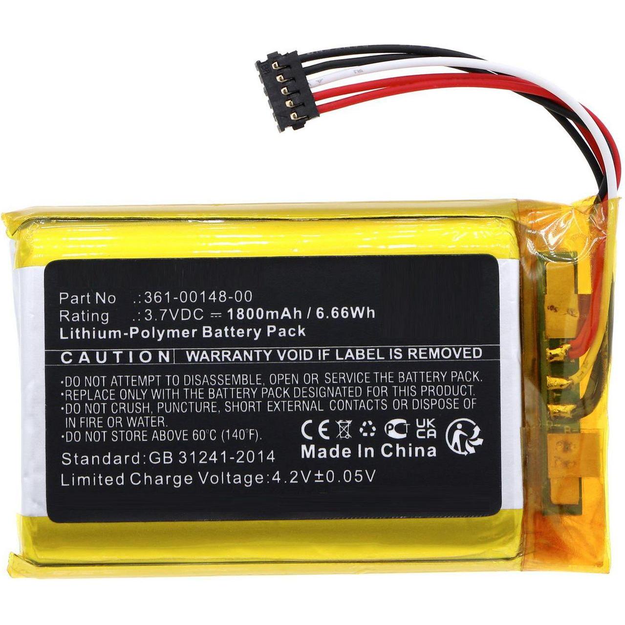 CoreParts Battery for Garmin Dog Collar (1 Stk., 1800 mAh), Batterien + Akkus