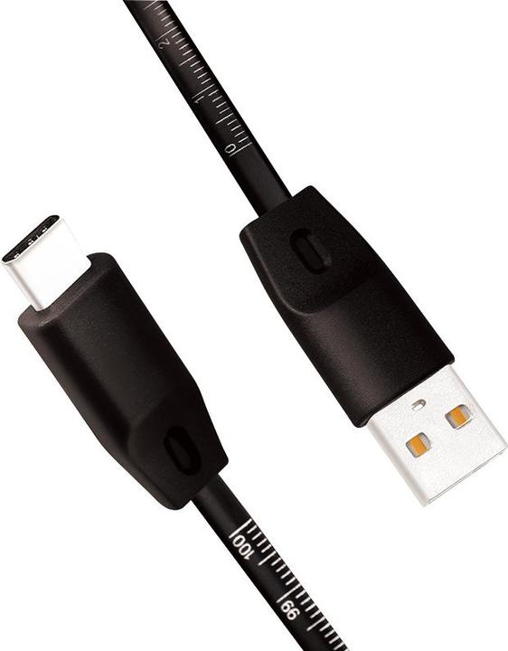 Actual product image LogiLink USB cable with ruler (1 m, USB 2.0)