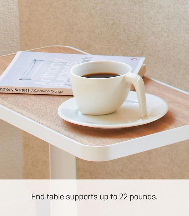 Image du produit Yamazaki Frame table d'appoint, frêne, blanc (24 x 45 x 52 cm)